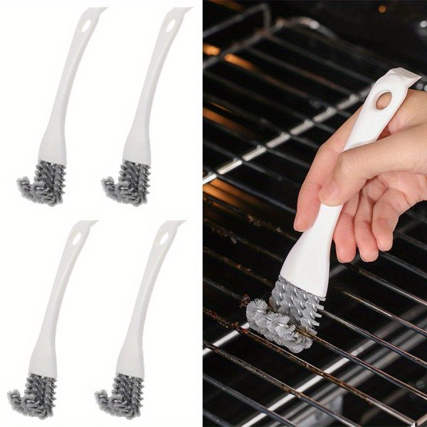 2PCS Multi-Functional Kitchen Cleaning Brush Set - Grill Brush with Handle Safe Wire Grill Brush BBQ Cleaning Brush Grill Grate Cleaner Wire Grill Brush for Outdoor Grill Grill Accessories