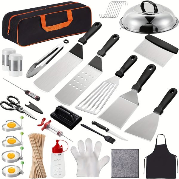 245pcs (245 pcs) 245-Piece Griddle Spatula Set: Complete Accessories Kit for All Your Griddle Cooking Needs